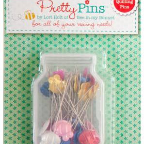 Pretty Pins Lori Holt - Quilting Pins Box Of 60 - Happy Little Quilt Shop