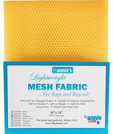 Mesh Lite Weight Dandelion 18in x 54in - Happy Little Quilt Shop