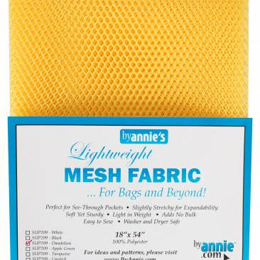 Mesh Lite Weight Dandelion 18in x 54in - Happy Little Quilt Shop