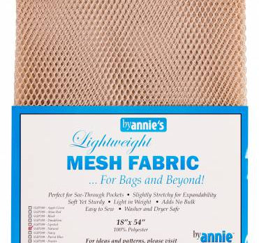 Lightweight Mesh Fabric Natural 18x54in - Happy Little Quilt Shop