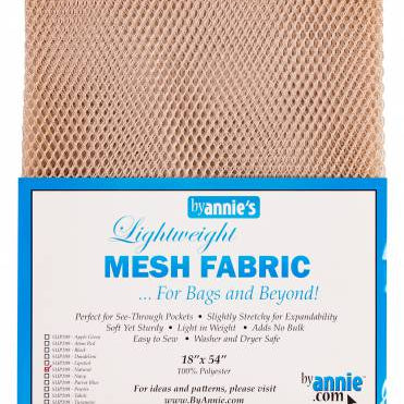 Lightweight Mesh Fabric Natural 18x54in - Happy Little Quilt Shop
