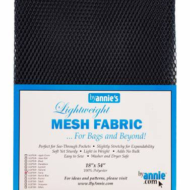 Lightweight Mesh Fabric Navy 18x54in - Happy Little Quilt Shop
