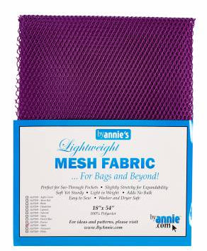 Lightweight Mesh Fabric Tahiti 18x54in - Happy Little Quilt Shop