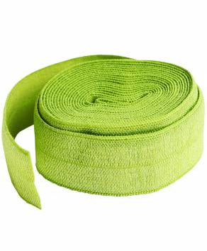 Fold-over Elastic 3/4in x 2yd Apple Green - Happy Little Quilt Shop