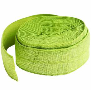 Fold-over Elastic 3/4in x 2yd Apple Green - Happy Little Quilt Shop
