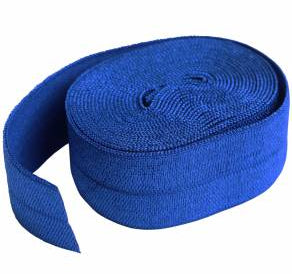 Fold-over Elastic 3/4in x 2yd Blastoff Blue - Happy Little Quilt Shop
