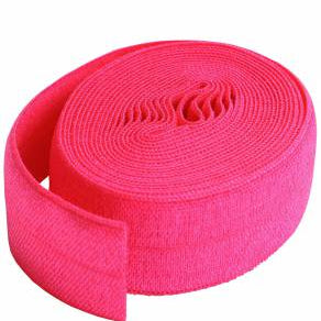 Fold-over Elastic 3/4in x 2yd Lipstick - Happy Little Quilt Shop