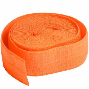 Fold-over Elastic 3/4in x 2yd Pumpkin - Happy Little Quilt Shop
