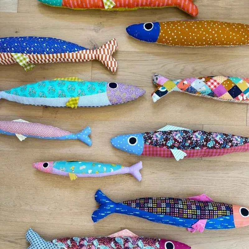 Sardine Pillow Pattern by Woolly Petals