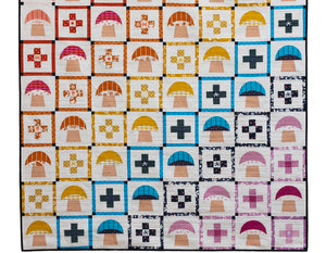 Shroom Garden Quilt Pattern Love Sew Modern - Happy Little Quilt Shop
