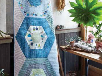 Succulent Garden Crimson Tate Quilt Kit - Happy Little Quilt Shop