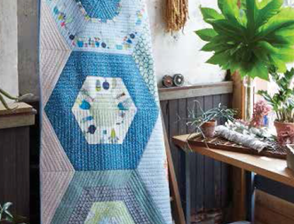 Succulent Garden Crimson Tate Quilt Kit - Happy Little Quilt Shop