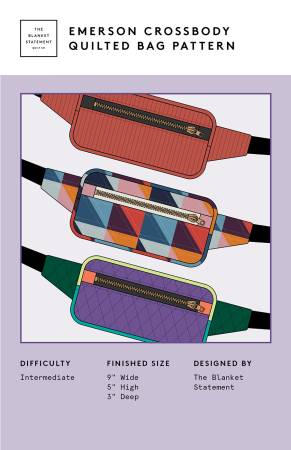 Emerson Crossbody Quilted Bag Pattern - Happy Little Quilt Shop