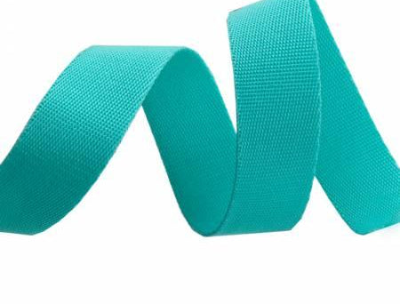 Tula Pink Spirit Teal EverGlow Webbing 1in x 2yd - Happy Little Quilt Shop