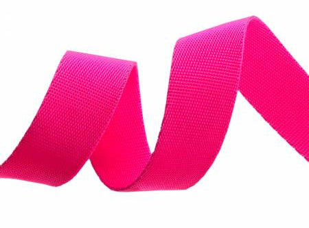 Tula Pink Cosmic Pink EverGlow Webbing 1in x 2yd - Happy Little Quilt Shop