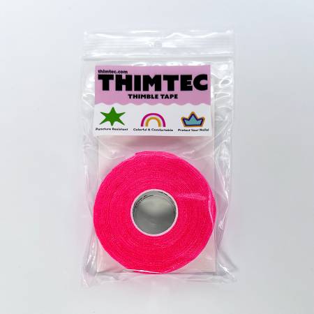 Thimtec Thimble Tape Neon Flamingo - Happy Little Quilt Shop