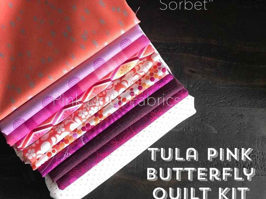 Tula Pink Butterfly Kit - Raspberry Mango Sorbet