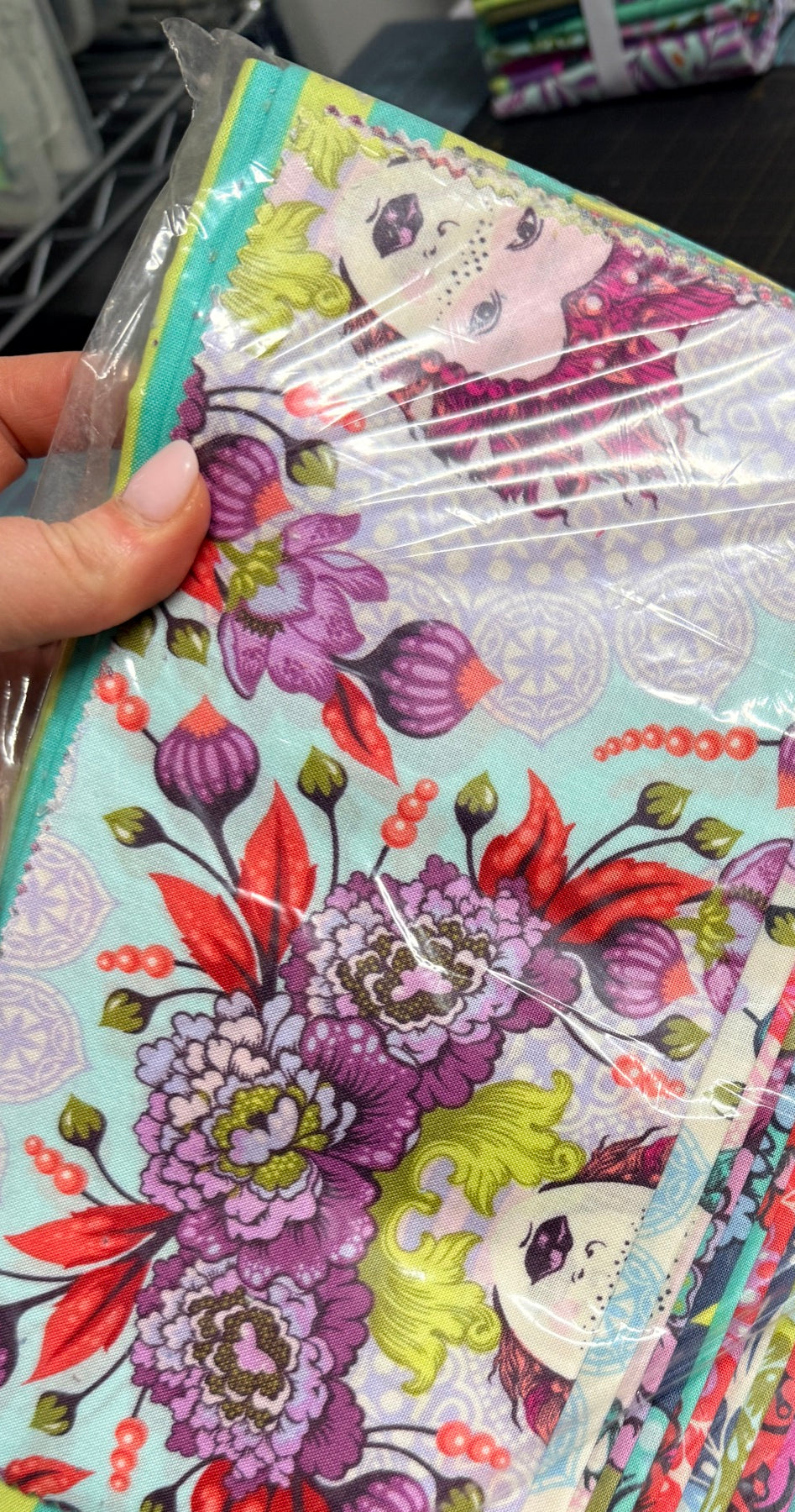 Tula Pink Elizabeth Misdirection Quilt and Pillow Kit - Happy Little Quilt Shop