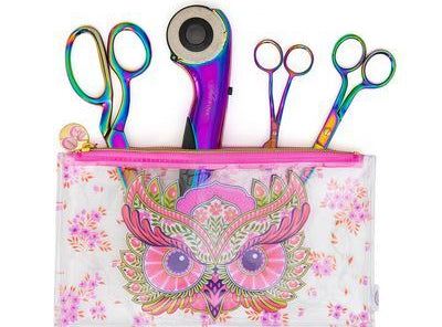 Tula Pink Hootie Pencil Pouch - Happy Little Quilt Shop