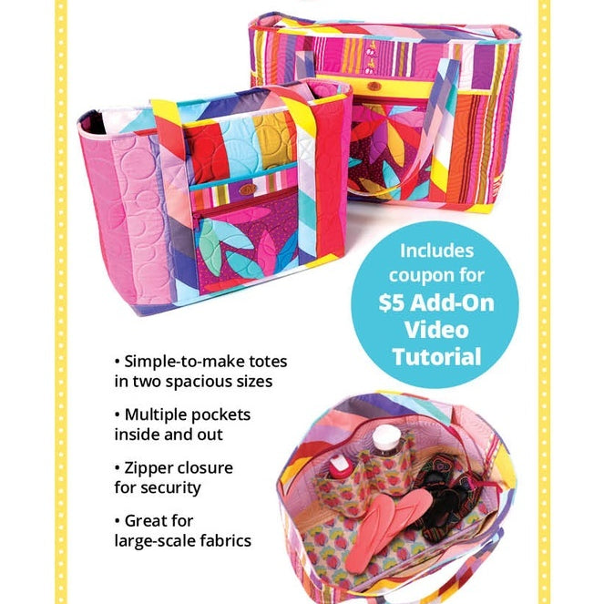 Two Big Totes Pattern - Happy Little Quilt Shop