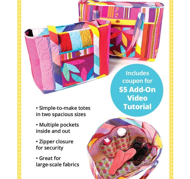 Two Big Totes Pattern - Happy Little Quilt Shop