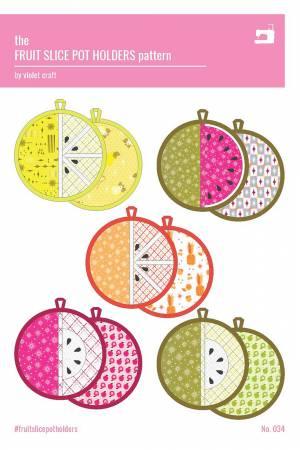 Fruit Slice Pot Holders - Happy Little Quilt Shop