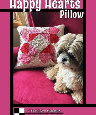 Happy Hearts Pillow - Happy Little Quilt Shop