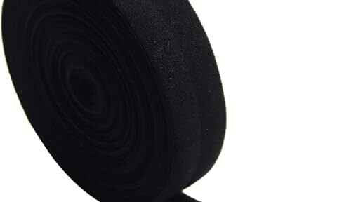 YYCraft 3/4" Black Fold Over Elastic - 10 yards