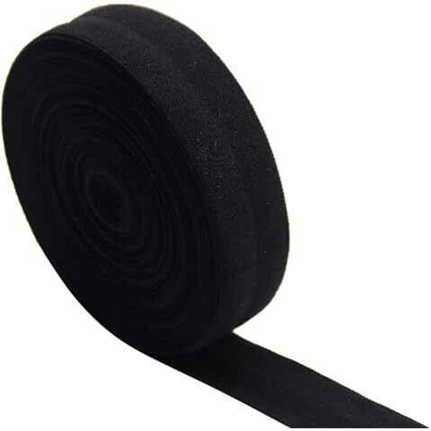 YYCraft 3/4" Black Fold Over Elastic - 10 yards