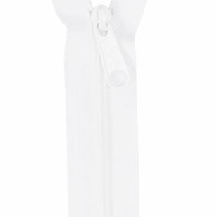 Handbag Zipper 24in White - Happy Little Quilt Shop