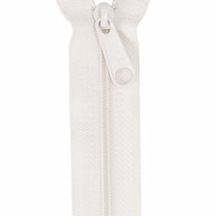 Handbag Zipper 24in Ivory - Happy Little Quilt Shop