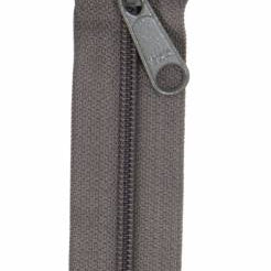 Handbag Zipper 24in Slate Grey - Happy Little Quilt Shop