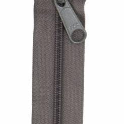 Handbag Zipper 24in Slate Grey - Happy Little Quilt Shop