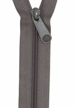 Handbag Zipper 24in Slate Grey - Happy Little Quilt Shop
