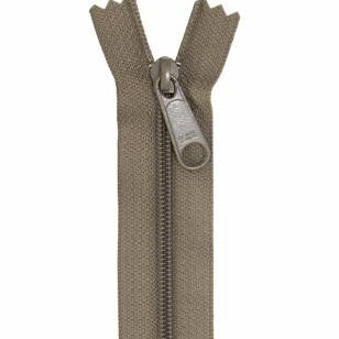 Handbag Zipper 24in Khaki - Happy Little Quilt Shop