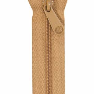 Handbag Zipper 24in Golden Brown - Happy Little Quilt Shop