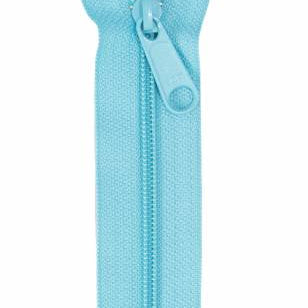 Handbag Zipper 24in Parrot Blue - Happy Little Quilt Shop