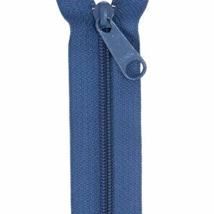 Handbag Zipper 24in Union Blue - Happy Little Quilt Shop