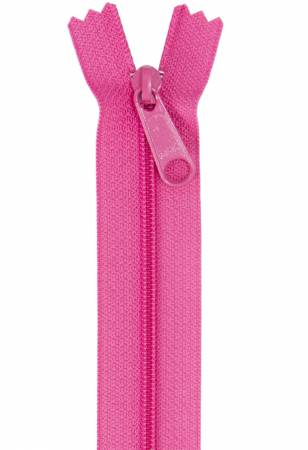Handbag Zipper 24in Raspberry - Happy Little Quilt Shop
