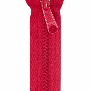 Handbag Zipper 24in Hot Red - Happy Little Quilt Shop