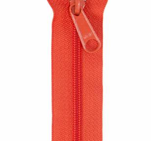 Handbag Zipper 24in Tangerine - Happy Little Quilt Shop