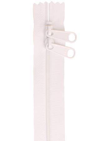 Handbag Zipper 30in White - Happy Little Quilt Shop