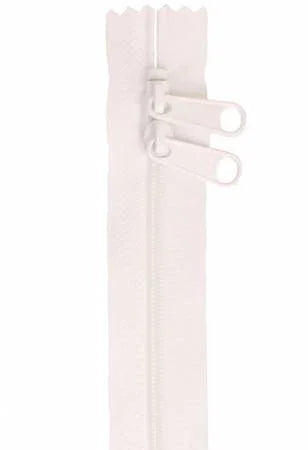 Handbag Zipper 30in White - Happy Little Quilt Shop