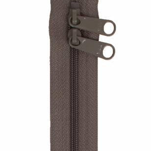 Handbag Zipper 30in - Slate Gray - Happy Little Quilt Shop