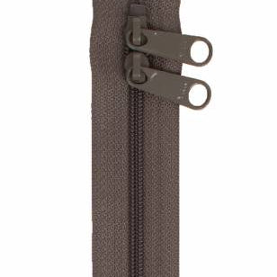 Handbag Zipper 30in - Slate Gray - Happy Little Quilt Shop