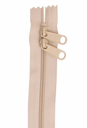 Handbag Zipper 30in Double-slide Natural - Happy Little Quilt Shop