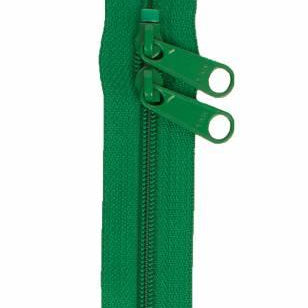 Handbag Zipper 30in - Jewel Green - Happy Little Quilt Shop