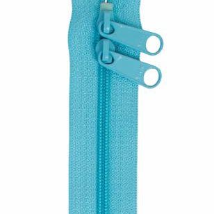 Handbag Zipper 30in - Parrot Blue - Happy Little Quilt Shop