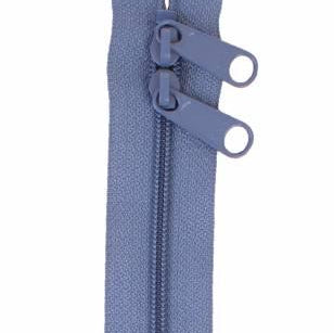 Handbag Zipper 30in Country Blue - Happy Little Quilt Shop