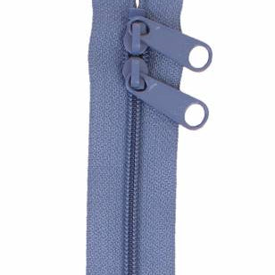 Handbag Zipper 30in Country Blue - Happy Little Quilt Shop